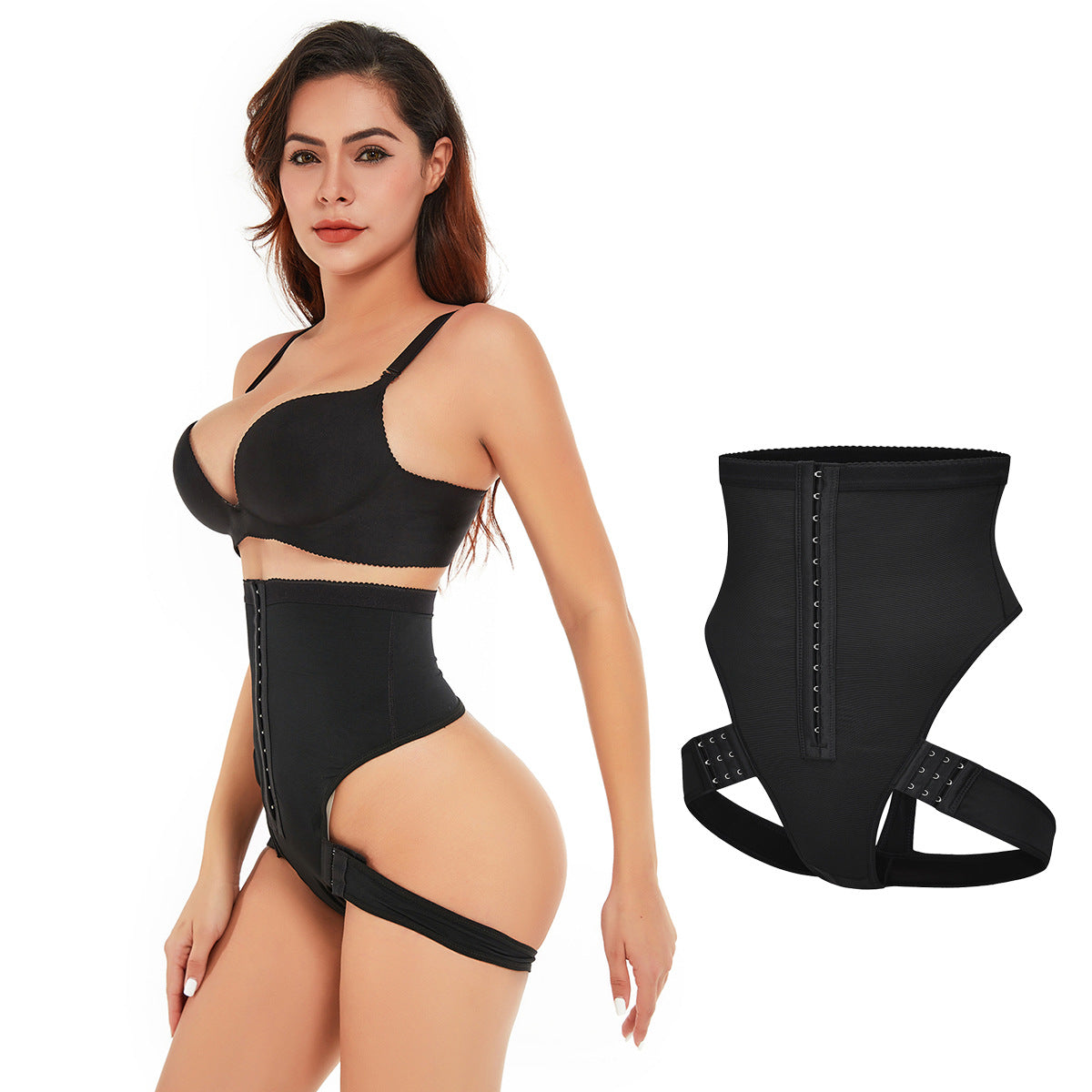 One-piece Shapewear Ladies High-waist Hip-lifting Panties - deyday