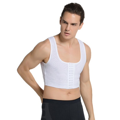 Male body shaping chest vest