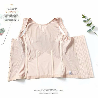 Lace stitching body shaping vest