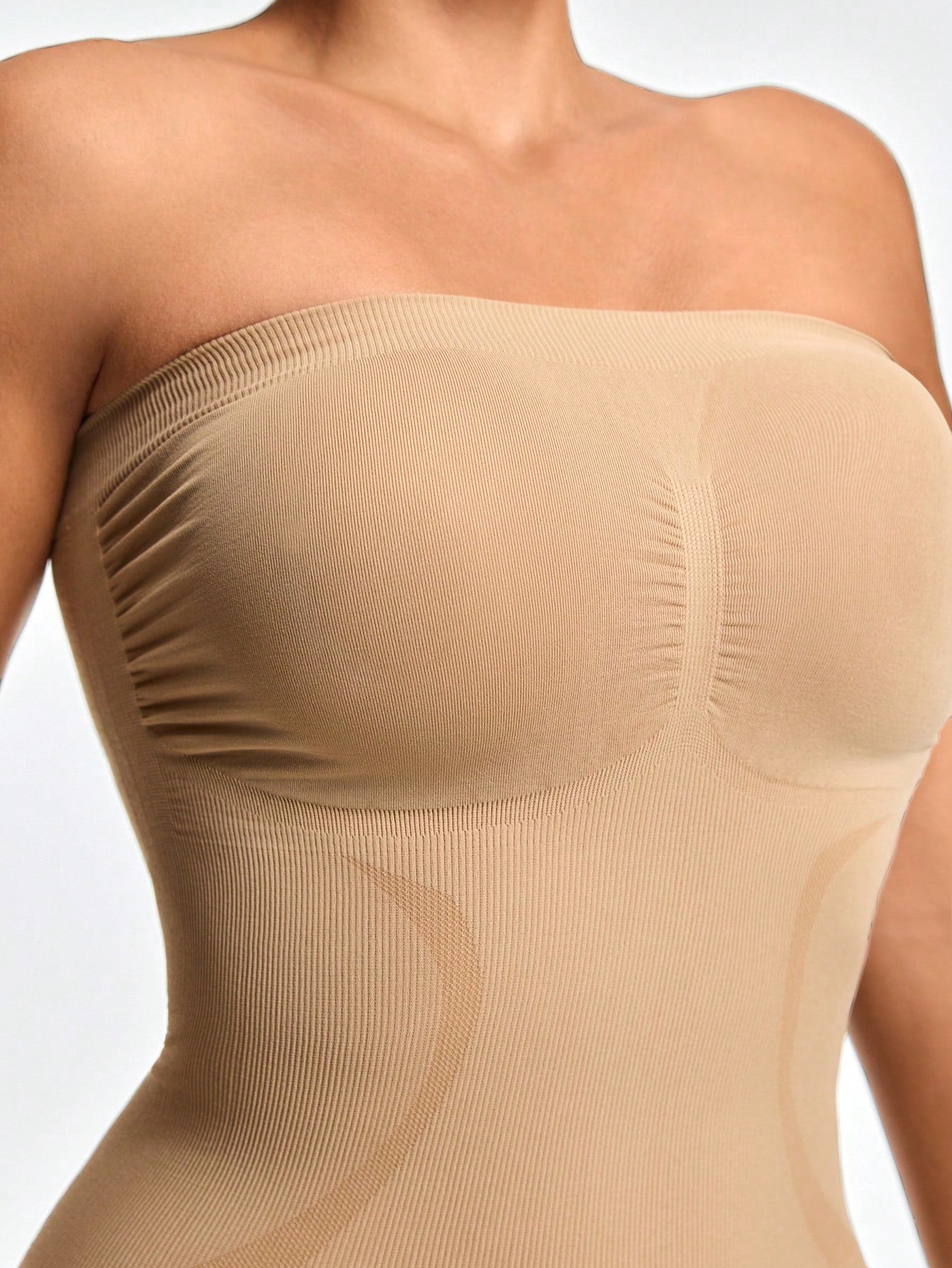 Women's Firm Control Strapless Bodysuit - Bust Support & Tummy Butt Contour - deyday
