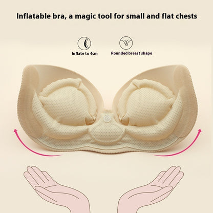 Inflatable Push Up Bras Chest Paste Invisible Large Push Up
