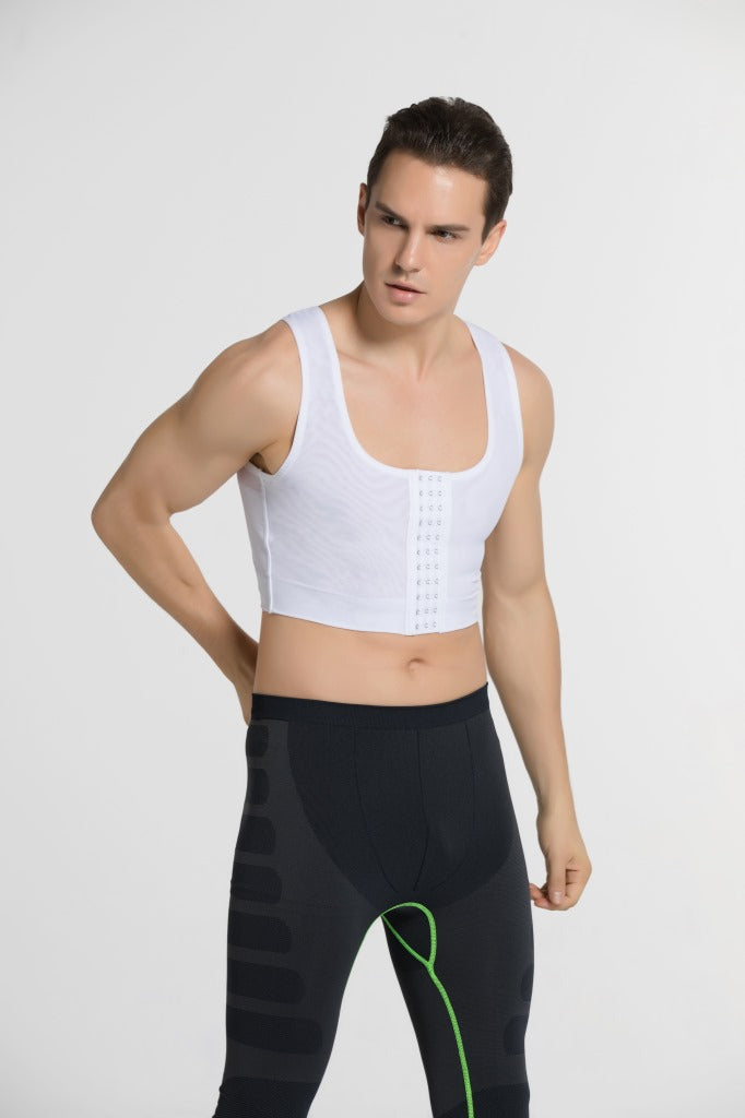 Male body shaping chest vest