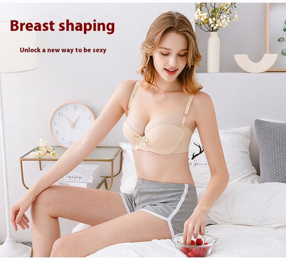 Inflatable Push Up Bras Chest Paste Invisible Large Push Up