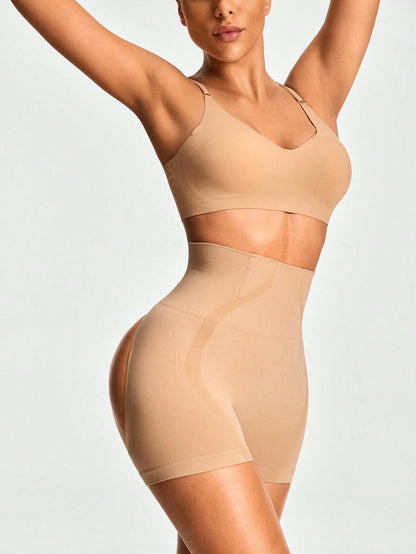Mid-Waisted Shapewear Shorts - Tummy & Waist Control With Natural Butt-Lift Effect