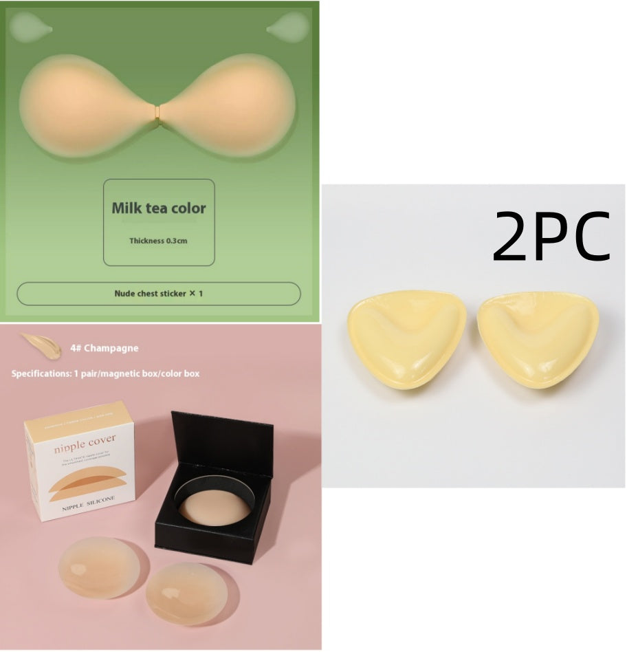 Non-adhesive Self-adhesive Chest Paste Invisible Seamless