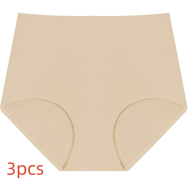 Womens High-Waisted Tummy-Control And Butt-Lifting Cotton Underwear - deyday