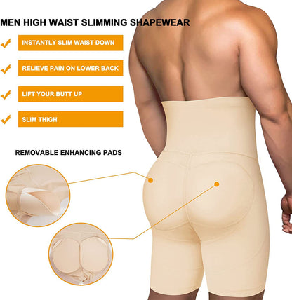 Men's Shapewear High Waist Tight Tummy Control