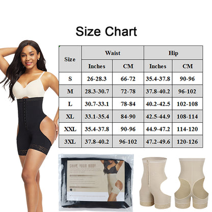 Women Shapewear High Waist Butt Lifter Tummy Control Underwear Workout Waist Trainer Corset - deyday