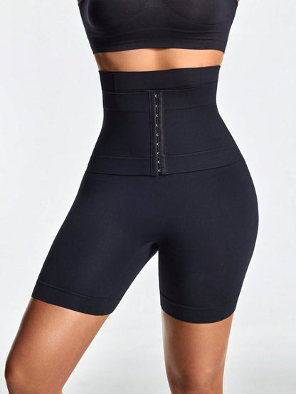 Adjustable 3-Level Closure Shapewear Shorts - Tummy & Waist Control With Natural Butt-Lift