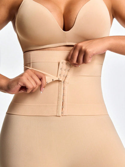 Adjustable 3-Level Closure Shapewear Shorts - Tummy & Waist Control With Natural Butt-Lift