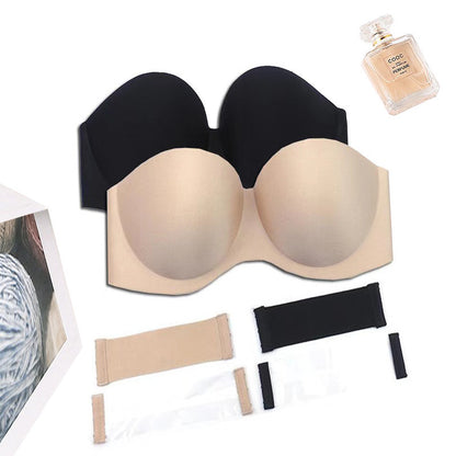 Non-slip Strapless Invisible Bra Wedding Dress Beauty Back Chest Paste Comfort Underwear - deyday