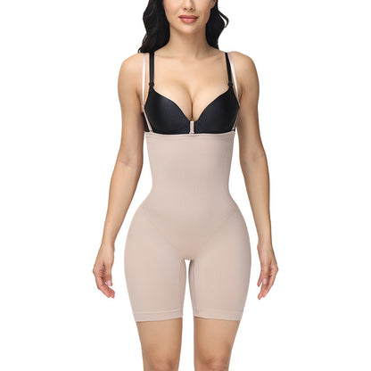 Tummy Control Panty Suspender Seamless Bodysuit - deyday