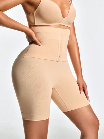 Adjustable 3-Level Closure Shapewear Shorts - Tummy & Waist Control With Natural Butt-Lift