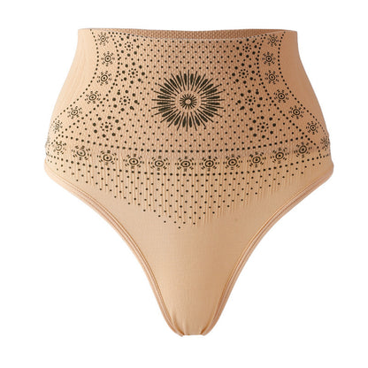 Women's High-waisted Thong Tummy-control Shaping Pants - deyday