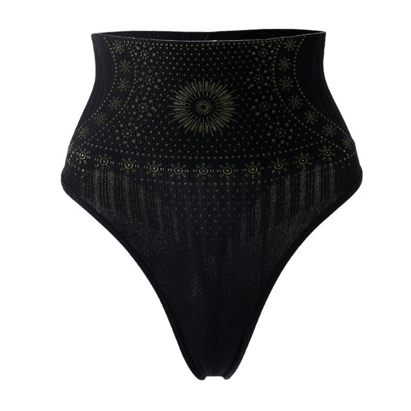 Women's High-waisted Thong Tummy-control Shaping Pants - deyday