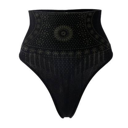 Women's High-waisted Thong Tummy-control Shaping Pants - deyday