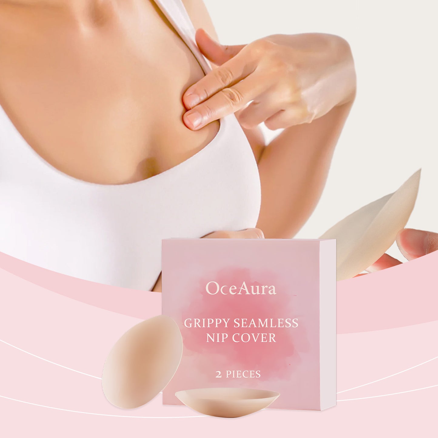 Invisible Milk Head Cover Chest Paste