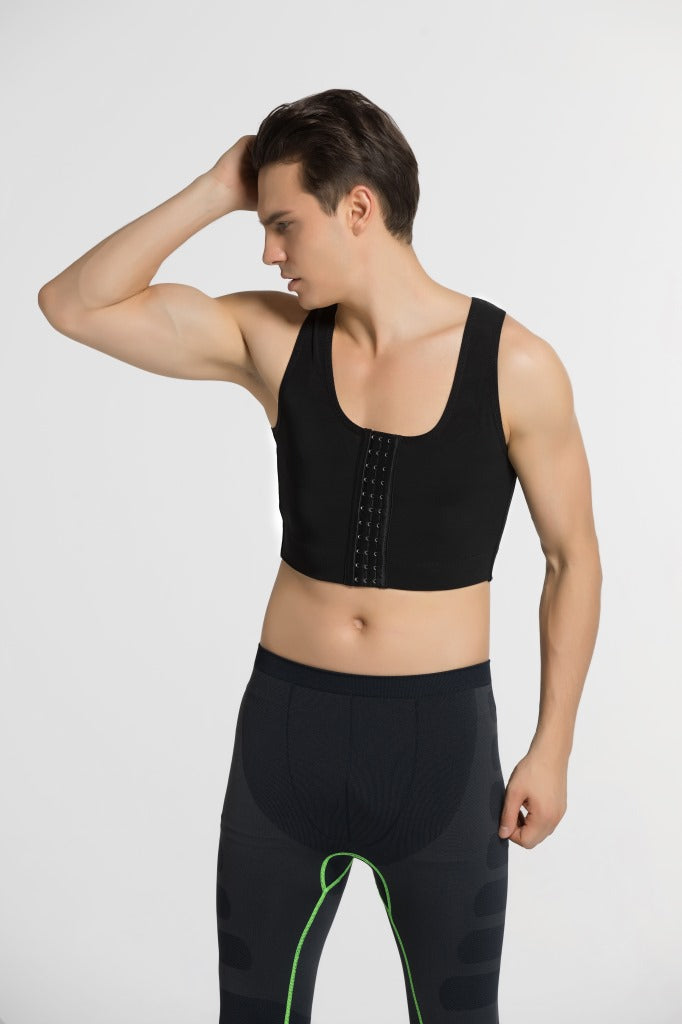 Male body shaping chest vest
