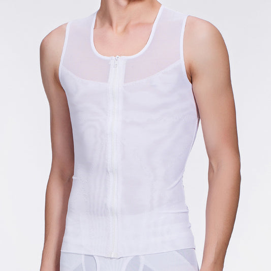 Mesh corset body shaping vest