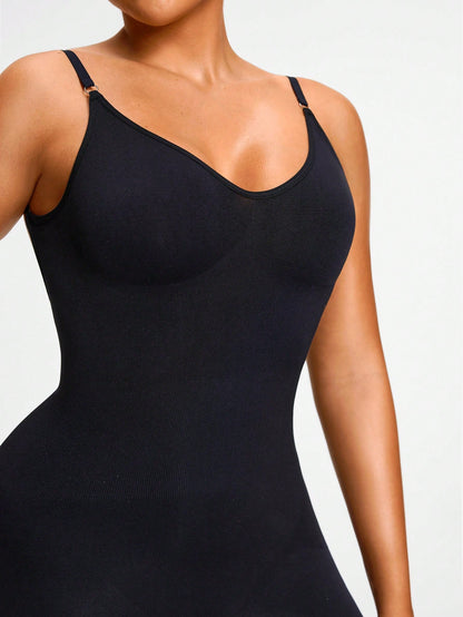 Strapless Cut-Out Mid Thigh Bodysuit - Tummy & Waist Control Shapewear With Butt-Lift Effect - deyday