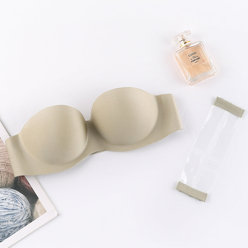 Non-slip Strapless Invisible Bra Wedding Dress Beauty Back Chest Paste Comfort Underwear - deyday