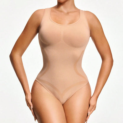 Women's Firm Control Tank Bodysuit - Bust Support & Tummy Butt Contour - deyday