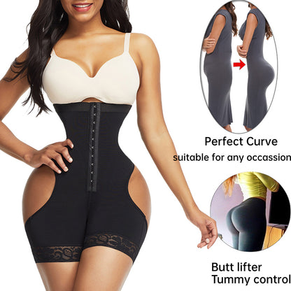 Women Shapewear High Waist Butt Lifter Tummy Control Underwear Workout Waist Trainer Corset - deyday