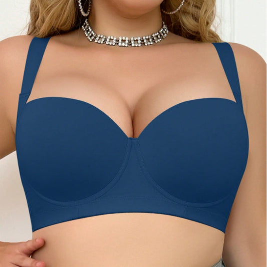 Push-up Anti-sagging Underwire Deep-V Bra