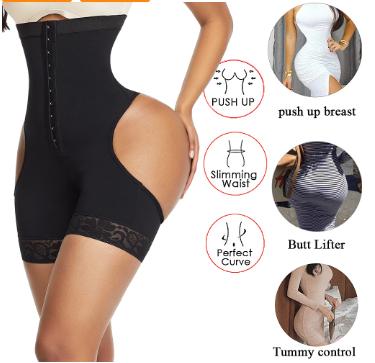 Women Shapewear High Waist Butt Lifter Tummy Control Underwear Workout Waist Trainer Corset - deyday