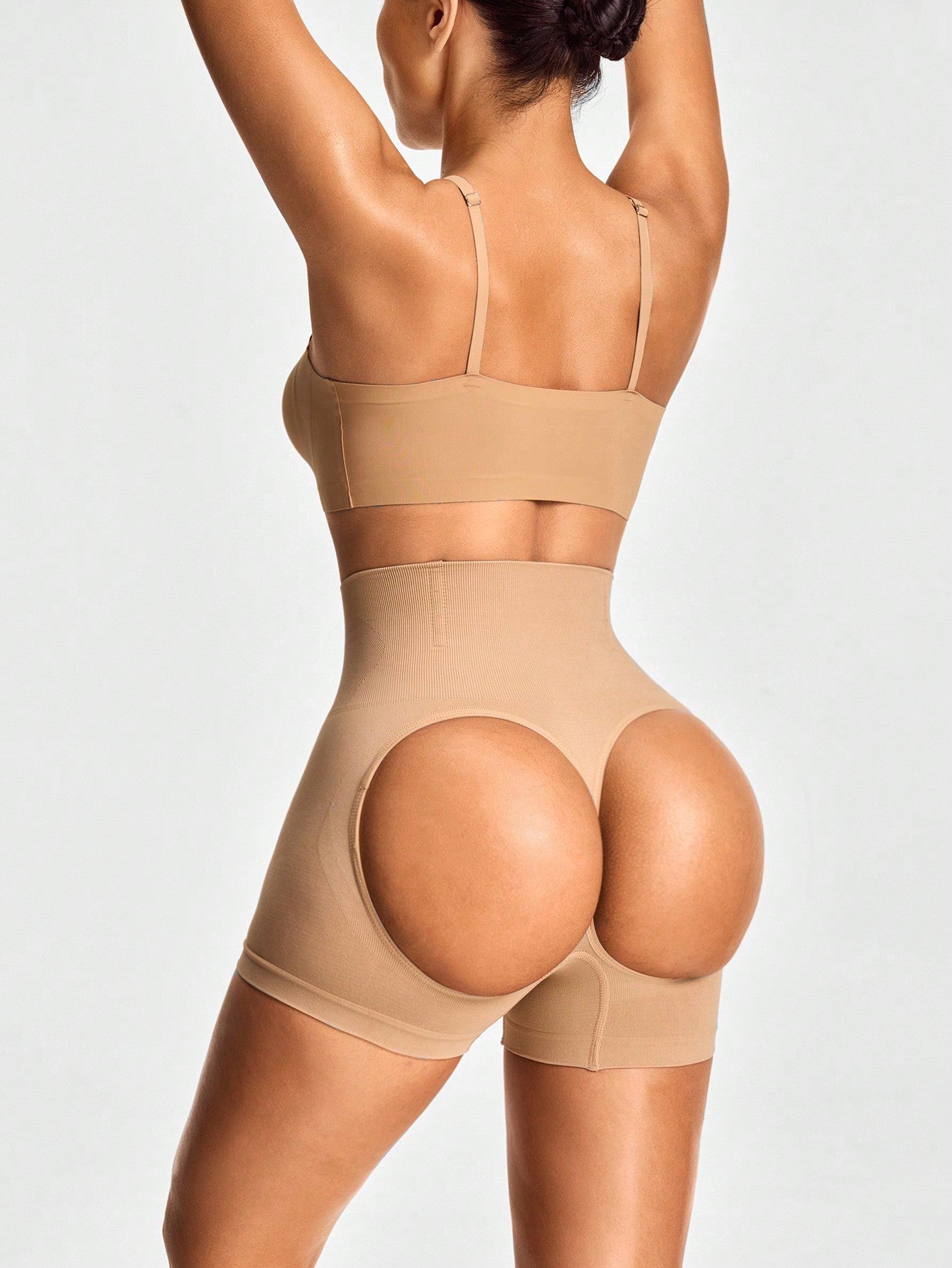 Mid-Waisted Shapewear Shorts - Tummy & Waist Control With Natural Butt-Lift Effect