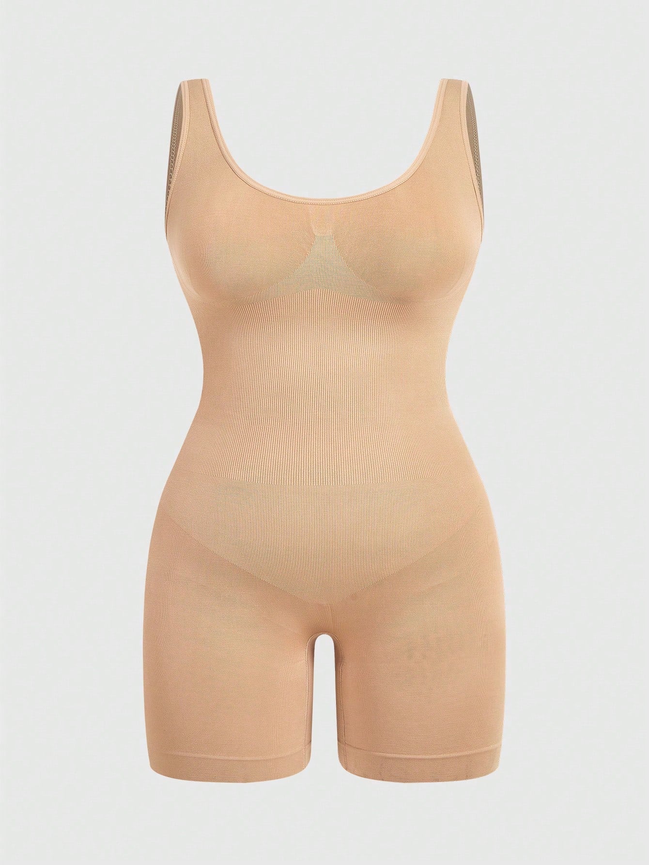 Full Body Shaper Bodysuit For Women - Seamless Tummy Control & Butt Lift Mid-Thigh Shapewear