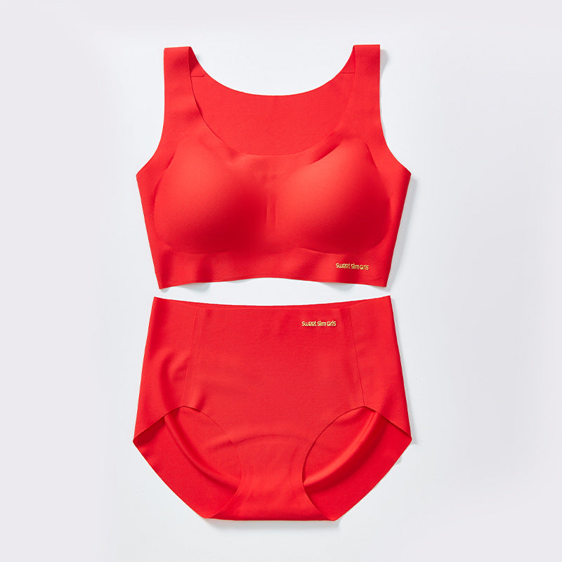 No Size Zodiac Year Big Red Suit Latex Underwear Women Gather