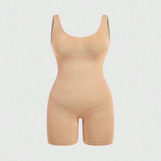 Full Body Shaper Bodysuit For Women - Seamless Tummy Control & Butt Lift Mid-Thigh Shapewear