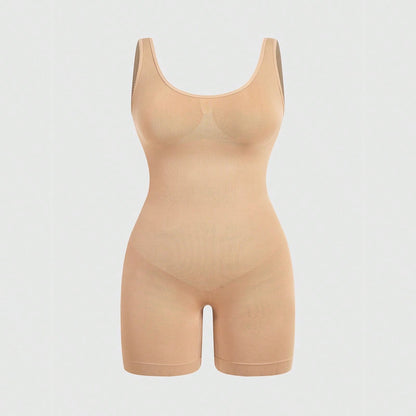 Full Body Shaper Bodysuit For Women - Seamless Tummy Control & Butt Lift Mid-Thigh Shapewear