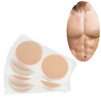 Men's Disposable Chest Paste Nipple Coverage Anti-friction Invisible Nipple Stick