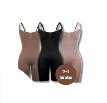 Women's Seamless Body Shaping Bodysuit Thin Elastic Body Shaping Bodysuit Wholesale Tight Tummy Tummy in three colors.