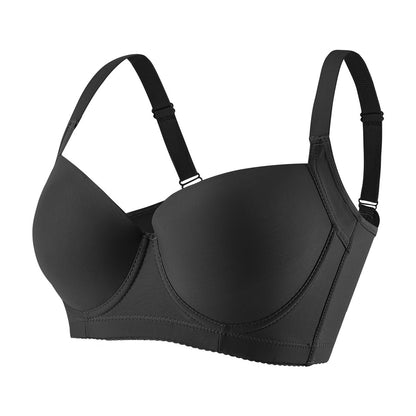 Push-up Anti-sagging Underwire Deep-V Bra