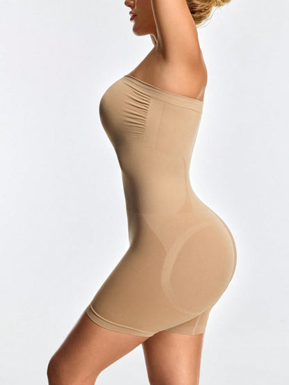 Women's Firm Control Strapless Bodysuit - Bust Support & Tummy Butt Contour - deyday