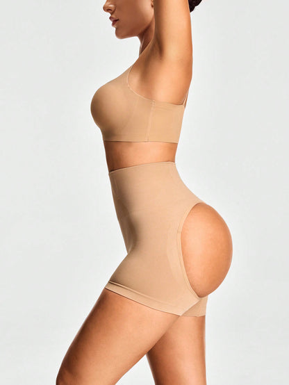 Mid-Waisted Shapewear Shorts - Tummy & Waist Control With Natural Butt-Lift Effect