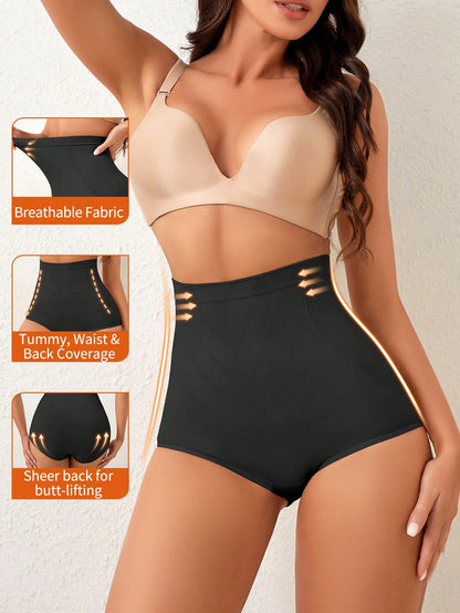 High-Waisted Shapewear Shorts For Women Full Body Slimming Tummy Control Hide Love Handles Butt Lifter
