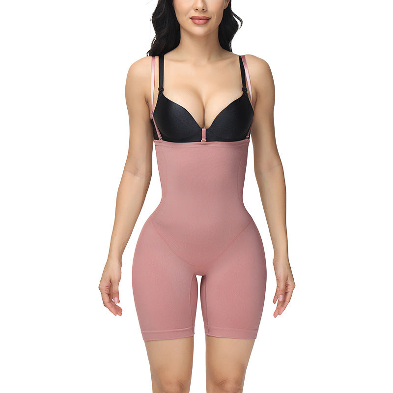 Tummy Control Panty Suspender Seamless Bodysuit - deyday